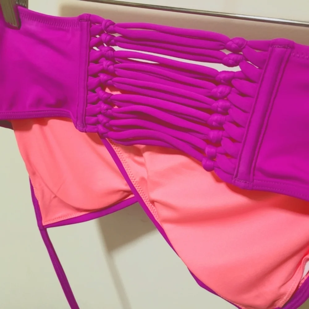 New VS PINK Body Wrap Bikini Top